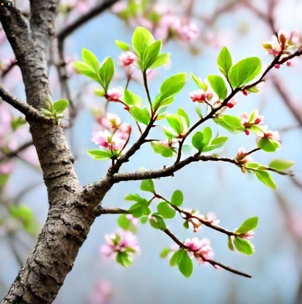 Cerisier en fleurs symbolisant la renaissance du couple